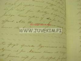 Isoonjakoon liittyvä maanmittaus 10.9.1781, maanmittari T. Winter, Porvoon pitäjä (nyk. Askola, Hovarböle, lautamiehet SimonZachrisson Jontas (Siggböl