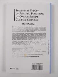Elementary Theory of Analytic Functions of One Or Several Complex Variables