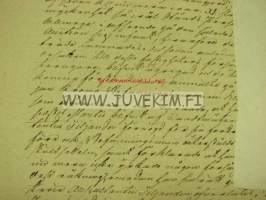 Kokous Turku, lääninkanslia 8.4.1799, kamarineuvos A. J. Winter ja lääninsihteeri Claes Johan Sacklén, kokous koskee rusthollari Jacob Holmgrenin peri