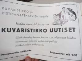 Kuva- ja sanaristikko Maailma - Kuvaristikko Uutiset II B, Joulu 1966