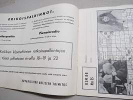 Kuva- ja sanaristikko Maailma - Kuvaristikko Uutiset II B, Joulu 1966