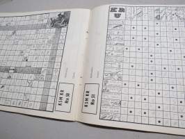 Kuva- ja sanaristikko Maailma - Kuvaristikko Uutiset II B, Joulu 1966