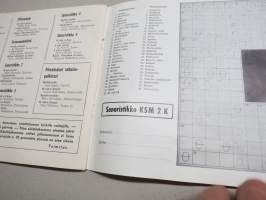Kuva- ja sanaristikko Maailma - Kuvaristikko Uutiset II B, Joulu 1966