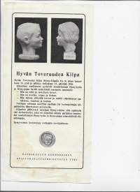 Hyvän Toveruuden Kilpa - esite 1956