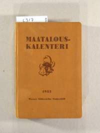 Maatalouskalenteri 1953