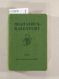 Maatalouskalenteri 1954