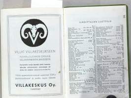 Maatalouskalenteri 1954