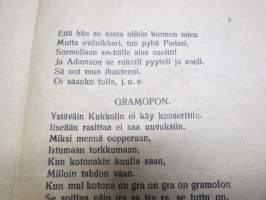 Kuplettilauluja 35. - Herra Adamson, Gramofon, Herra Kenonen, Kessu Kekkone - kustansi Markkina-Matti