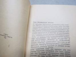 Turun Hieromaopiston opetusohjelma 1936