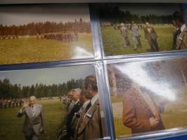 Sodanaikainen Jääkäripataljoona 6 - kokoontuminen lahdessa 16.6.1979 - puheet - valokuvia kansiossa