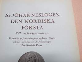 St Johanneslogen den nordiska Första - Till tvåhundraårsminnet, 1934 -vapaamuurarihistoriaa, Ruotsi
