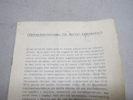 Berini Cykelmotor - Skötsel, bruk och monter -apumoottorin käyttöohje &amp; asennus, ruotsinkielinen