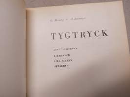 Tygtryck, Linoleumtryck, Filmtryck, Silk-screen, Serigrafi