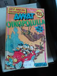 Aku Ankka taskari 123 , ankat oikopolulla v.1990