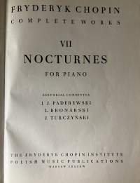 Chopin Complete Works VII - Nocturnes