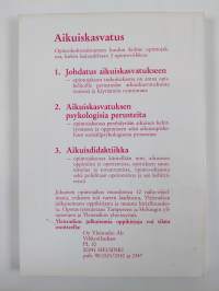 Johdatus aikuiskasvatukseen