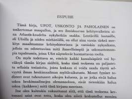 Ufot uskonto ja paholainen (Jonathan Shedd = Pekka Siitoin / Turun Hengentieteen seura) -Pekka Siitoin tuotantoa, näköispainos