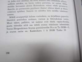 Ufot uskonto ja paholainen (Jonathan Shedd = Pekka Siitoin / Turun Hengentieteen seura) -Pekka Siitoin tuotantoa, näköispainos