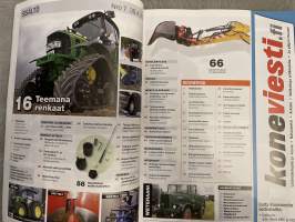 Koneviesti 2014 nr 7 - Teemana renkaat, Esittelyssä John Deere 6MC ja 6RC, Lely Vector -automaattiruokkija, Hapottimen huolto kannattaa, ym.