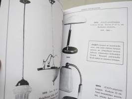 Idman koristevalaisimia - koristevalaisinluettelo nr 117 1934-1935 luettelo, julkaistu loppuvuodesta 1935 - KOPIO - COPY - Idman lamp catalog 1935 facsimile.