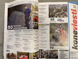 Koneviesti 2013 nr 17 - Mukana metsäkoneviesti, Agri-technican parhaat uutuudet, Hybridillä kustannusten kimppuun, Tuhti paketti sadon käsittelystä, ym.