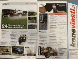 Koneviesti 2013 nr 16 - Asennus haltuun Oikeilla välineillä, Agritechnican puhutummat uutuudet, Valtra T163D Eco - vääntävä työjuhta, Pfanner uudisti kypärän, ym.