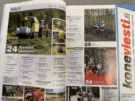 Koneviesti 2013 nr 15 - John Deere 621OR säästöjä suora-kytkennällä, Iveco daily -kapasiteettia B-kortilla, Teemana paalaimet, Mukana maasto-koneviesti, ym.
