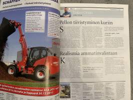 Koneviesti 2011 nr 11 - Testissä 6 tonnin pyöräkuormaajat, Kokeilussa STIHL FS 460 raivaussaha, 100 vuotta hamko-äkeitä, Kevyt korjuu-kalusto esillä Skogs-elmiassa.