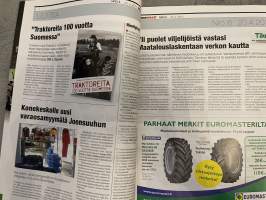 Koneviesti 2011 nr 6 - Traktorirenkaat testissä - löytyykö pitoa lumella ja jäällä?, Pelletti-kattiloita ja aurinkokeräimiä Itävallassa, ym.