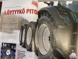 Koneviesti 2011 nr 6 - Traktorirenkaat testissä - löytyykö pitoa lumella ja jäällä?, Pelletti-kattiloita ja aurinkokeräimiä Itävallassa, ym.