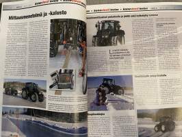 Koneviesti 2011 nr 6 - Traktorirenkaat testissä - löytyykö pitoa lumella ja jäällä?, Pelletti-kattiloita ja aurinkokeräimiä Itävallassa, ym.