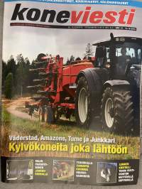 Koneviesti 2010 nr 14 - Väderstad, Amazone, Tume ja Junkkari, Maan parantaminen jankku-roimalla, Tekniikalla tiiviimpiä kuormia noukin vaunuihin, ym.