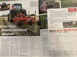 Koneviesti 2010 nr 14 - Väderstad, Amazone, Tume ja Junkkari, Maan parantaminen jankku-roimalla, Tekniikalla tiiviimpiä kuormia noukin vaunuihin, ym.
