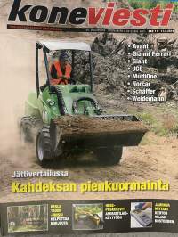 Koneviesti 2010 nr 11 - Jättivertailussa kahdeksan pienkuormainta, Kesla 1400R - Vinssi helpottaa korjuuta, Hese-puskulevyt ammattilaiskäyttöön, ym.