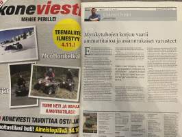 Koneviesti 2010 nr 11 - Jättivertailussa kahdeksan pienkuormainta, Kesla 1400R - Vinssi helpottaa korjuuta, Hese-puskulevyt ammattilaiskäyttöön, ym.