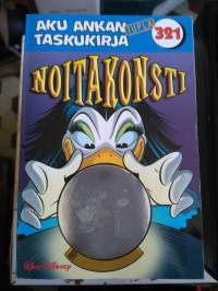 Aku Ankka taskari  tupla 321, noitakonsti  v.2006