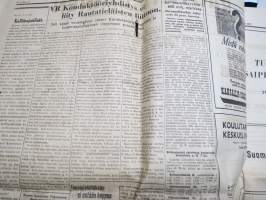 Rautatieläinen 1945 nr 5, 15.3.1945, aiheena erityisesti Turku - Rautatieläisyhdistys Turun osasto 50 vuotta, runsaasti ilmoituksia