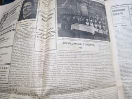 Rautatieläinen 1945 nr 5, 15.3.1945, aiheena erityisesti Turku - Rautatieläisyhdistys Turun osasto 50 vuotta, runsaasti ilmoituksia