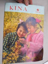 Kina 1973 nr 6 -kinesisk propaganda / kiinalainen propagandalehti, ruotsinkielinen