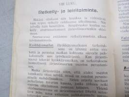 Järjestönuorten käsikirja -tiukasti kommunistiseen aatteeseen ja kurissapysyviin &quot;kaaderehin&quot; kouluttamisen ja ohjaamisen käsikirja