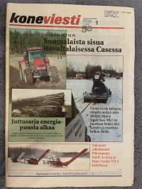 Koneviesti 2002 nr 1 - Kolmas voima?, Proagria aloitti toimintansa, Nestepeittainten levitys-tasaisuus vertailussa, Tutkitut peittaimet, ym.