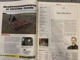 Koneviesti 2002 nr 1 - Kolmas voima?, Proagria aloitti toimintansa, Nestepeittainten levitys-tasaisuus vertailussa, Tutkitut peittaimet, ym.