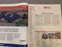 Koneviesti 2000 nr 14 - Liukupöytä-sirkkeli saanut yleisen hyväksynnän, Kallista korjuuta, ym.