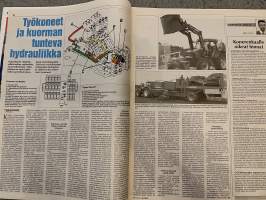 Koneviesti 2000 nr 14 - Liukupöytä-sirkkeli saanut yleisen hyväksynnän, Kallista korjuuta, ym.