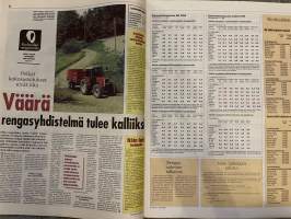 Koneviesti 1999 nr 10 - Väärä rengasyhdistelmä tulee kalliiksi, Fuusiosta &quot;jälkijärjistyksiä&quot; vain Euroopassa?, Goodyear esitteli uudet 70- sarjan renkaansa, ym.