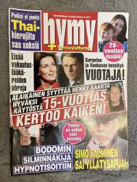 Hymy 2005 nr 5 - Lisää vakuutuslääkäreiden uhreja, Karpelan ja vanhasen hotelliyö, Alaikäinen syyttää Henry Saarta hyväksikäytöstä, Pekka on sokea valokuvaaja, ym.