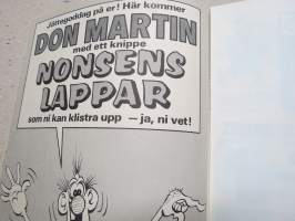 Svenska Mad 1974 nr 2, Obs! - Don martin &quot;nonsens lappar&quot; - klistermärken med