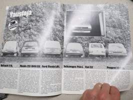 Jättiläiskääpiöt Renault 5 TL, Ford Fiesta 1.0 L, Mazda 323 1000 DX, Fiat 127, Peugeot 104 GL, Volkswagen Polo L - Tekniikan Maailma 1977 nr 16 vertailu, eripainos