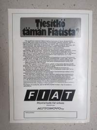 Tuulilasi 12/1978 12 pikkuautoa vertailussa, eripainos