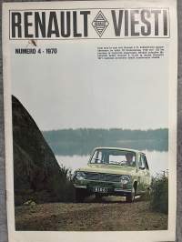 Renault-Viesti 1970 nr 4 - Renault 1971 - Entistä enemmän valinnan varaa, Toimenpiteitä talven varalle -asiakaslehti, customer magazine